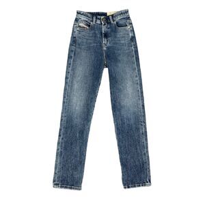 Diesel Jeans Womens 24 Denim D-Eiselle Straight High Waist Stretch 5 Pocket